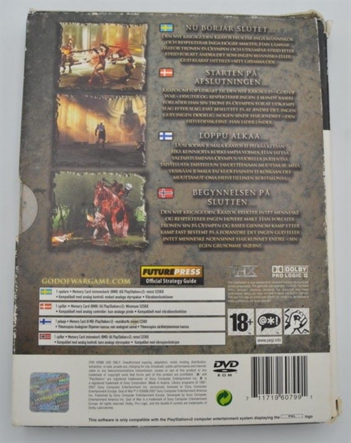 God of War II Special Edition - PS2 (B Grade) (Genbrug)